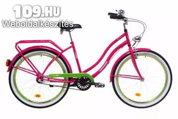 Kenzel Cruiser Aqua női rózsaszín-zöld agyváltós kerékpár