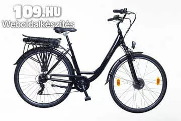 Lido női 19,5 fekete/barna elektromos kerékpár