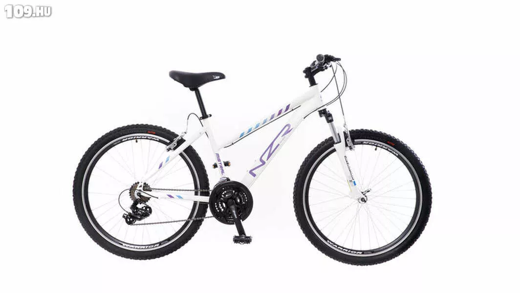 Mistral 50 női fehér/lila-kék 17 kerékpár
