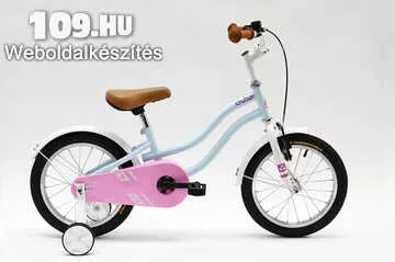 Cruiser 16 lány világoskék/fehér-rózsaszín kerékpár