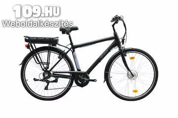 Zagon férfi 21 matt fekete/szürke elektromos kerékpár