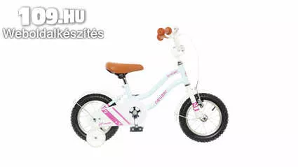 Cruiser 12 lány világoskék/fehér-rózsaszín kerékpár