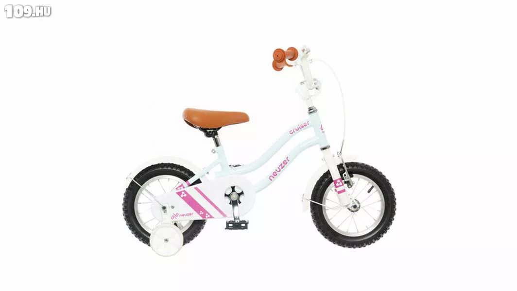 Cruiser 12 lány világoskék/fehér-rózsaszín kerékpár