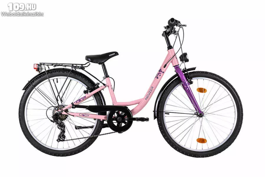 Cindy 24 City rózsaszín lány kerékpár