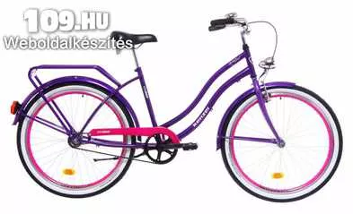 Kenzel Cruiser Atlantis női lila-rózsaszín kerékpár
