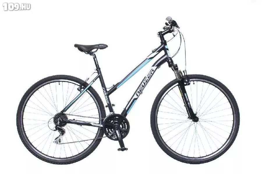 X200 női fekete/fehér-kék 17 cross kerékpár