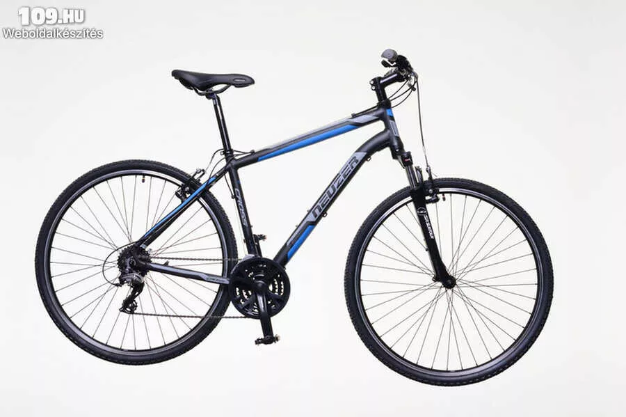 X200 férfi fekete/kék-szürke 19 cross kerékpár