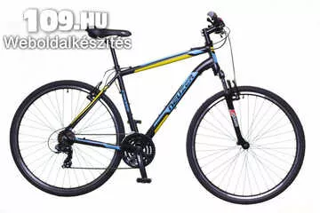 X100 férfi fekete/kék-sárga 19 cross kerékpár
