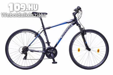X-Zero férfi fekete/kék-szürke 19 cross kerékpár