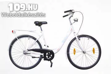 Balaton 26 1S női fehér/kék-barna kerékpár