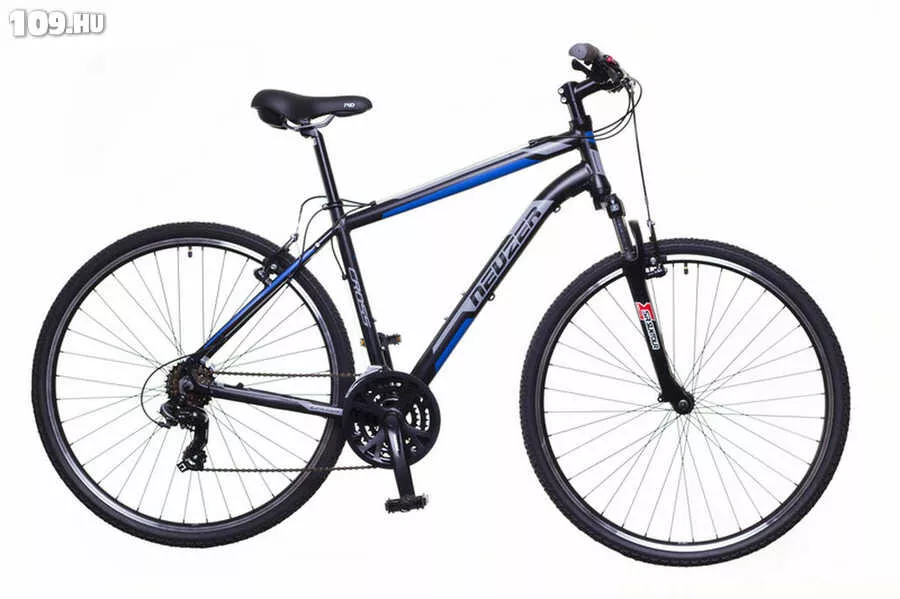 X100 férfi fekete/kék-szürke 17 cross kerékpár