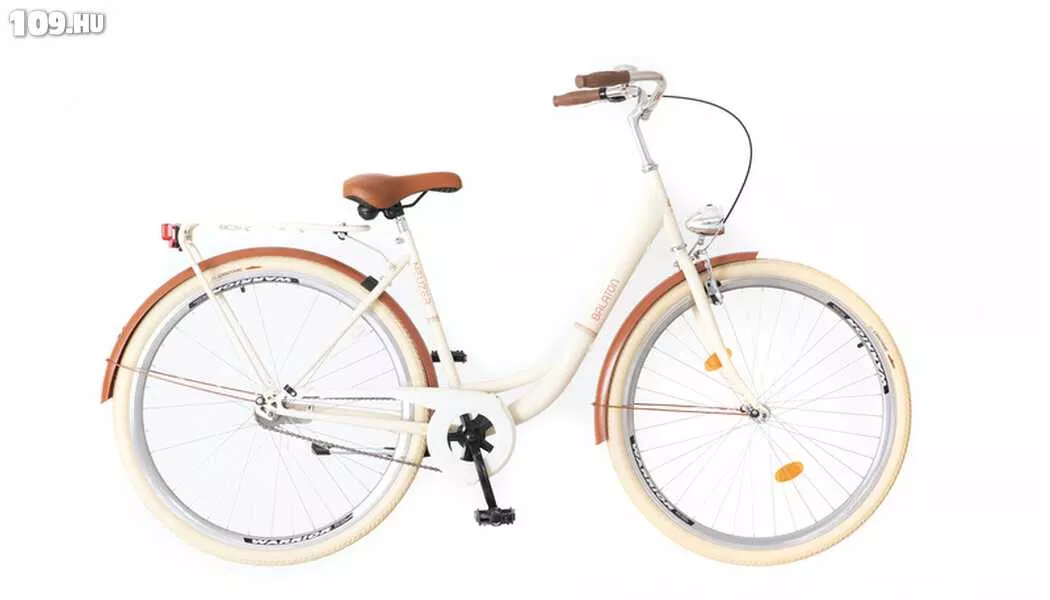 Balaton Premium 28 N3 női krém/barna kerékpár