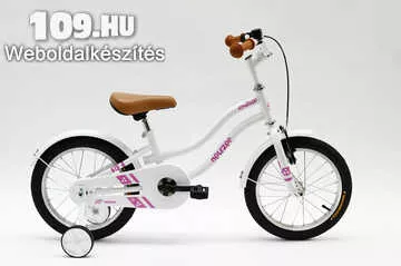 Cruiser 16 lány fehér/pink kerékpár