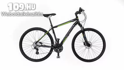 X200 Disc férfi fekete/szürke-zöld 19 tárcsafékes cross kerékpár