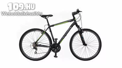 X300 V férfi fekete/zöld szürke 21 cross kerékpár