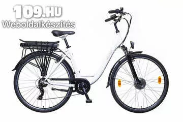 Lido női 17 fehér/barna elektromos kerékpár