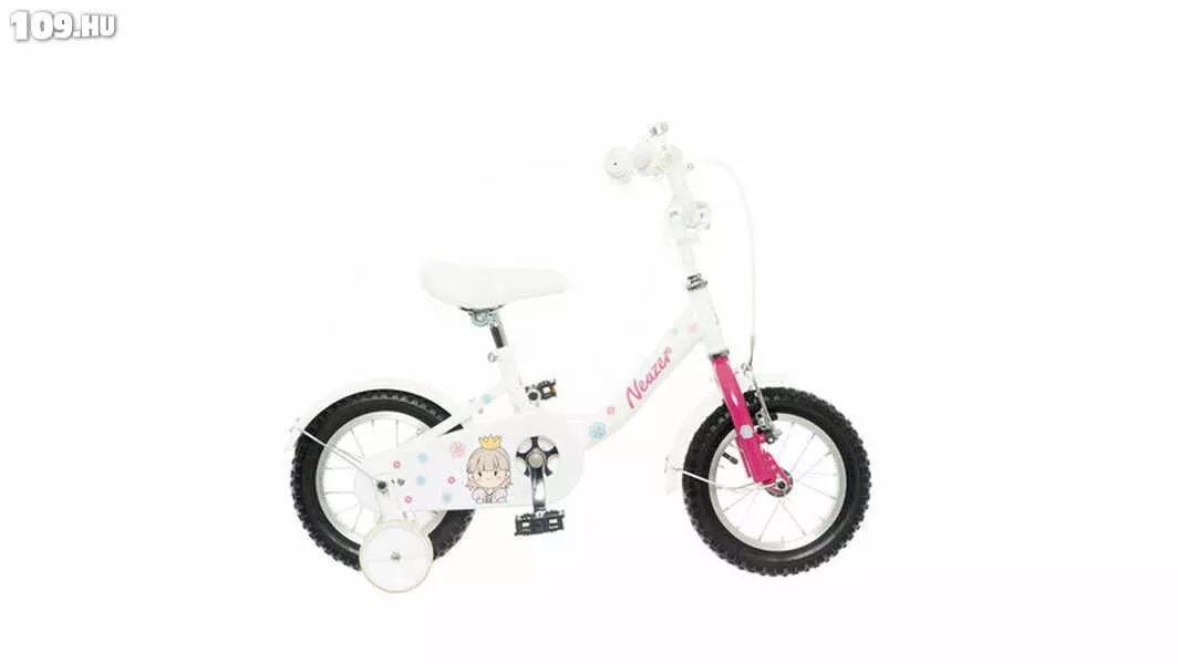 BMX 12 lány fehér hercegnős kerékpár