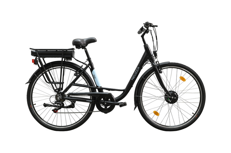 Zagon női 19 E-Trekking matt fekete/kék elektromos kerékpár